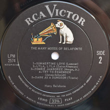 Load image into Gallery viewer, Harry Belafonte : The Many Moods Of Belafonte (LP, Album, Mono, Ind)