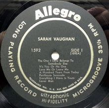 Load image into Gallery viewer, Sarah Vaughan : Sarah Vaughan (LP, Album)