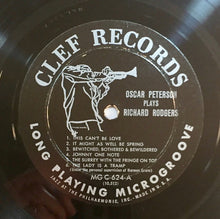 Load image into Gallery viewer, Oscar Peterson : Oscar Peterson Plays Richard Rodgers (LP, Album, Mono)