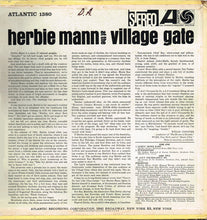 Charger l'image dans la galerie, Herbie Mann : Herbie Mann At The Village Gate (LP, Album)