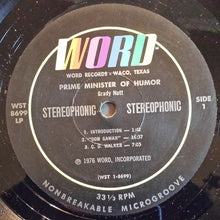 Load image into Gallery viewer, Grady Nutt : The Prime Minister Of Humor (LP, Album)