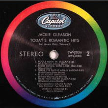 Load image into Gallery viewer, Jackie Gleason : Today's Romantic Hits - For Lovers Only - Vol 2 (LP, Album)