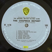 Load image into Gallery viewer, Leonard Rosenman : The Chapman Report: Original Motion Picture Score (LP, Album, Mono)