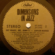 Load image into Gallery viewer, The Junior Mance Trio* With The Bob Bain Brass Ensemble : Get Ready, Set, Jump!!! (LP, Album)