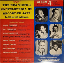 Laden Sie das Bild in den Galerie-Viewer, Various : The RCA Victor Encyclopedia Of Recorded Jazz: Album 4 - Eck To Gar (10", Comp)