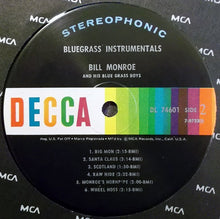 Load image into Gallery viewer, Bill Monroe & His Blue Grass Boys : Bluegrass Instrumentals (LP, Comp)