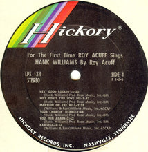 Load image into Gallery viewer, Roy Acuff : Roy Acuff Sings Hank Williams (LP, Album)