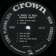 Load image into Gallery viewer, Various : A Rock 'N Roll Dance Party (LP, Comp, Mono)