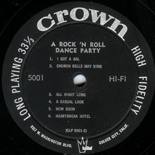 Load image into Gallery viewer, Various : A Rock 'N Roll Dance Party (LP, Comp, Mono)