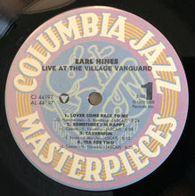 Load image into Gallery viewer, Earl Hines : Live At The Village Vanguard (LP, Album, RM)