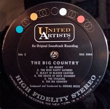 Laden Sie das Bild in den Galerie-Viewer, Jerome Moross : The Big Country (Original Music From The Motion Picture Sound Track) (LP, Ele)
