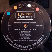 Charger l'image dans la galerie, Jerome Moross : The Big Country (Original Music From The Motion Picture Sound Track) (LP, Ele)