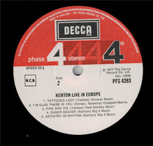 Laden Sie das Bild in den Galerie-Viewer, Stan Kenton : Live In Europe (LP, Album)