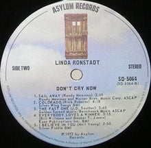 Load image into Gallery viewer, Linda Ronstadt : Don't Cry Now (LP, Album, Ter)