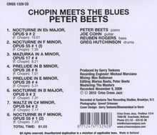 Laden Sie das Bild in den Galerie-Viewer, Peter Beets : Chopin Meets The Blues (CD, Album)