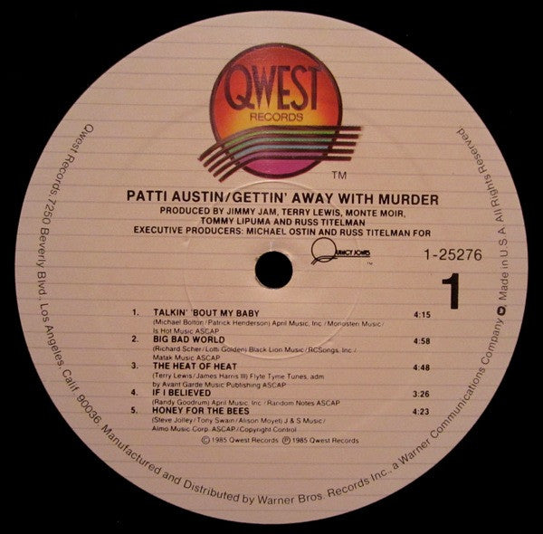 Buy Patti Austin : Gettin' Away With Murder (LP, Album) Online for