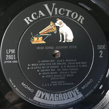 Laden Sie das Bild in den Galerie-Viewer, Hank Locklin : Irish Songs, Country Style (LP, Album, Mono)