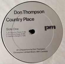 Load image into Gallery viewer, Don Thompson (2) : Country Place (LP, Album)