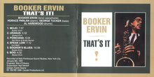 Laden Sie das Bild in den Galerie-Viewer, Booker Ervin : That's It! (CD, Album, RE)