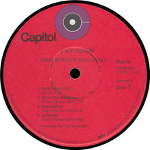 Laden Sie das Bild in den Galerie-Viewer, Grand Funk* : Live Album (2xLP, Album, Red)