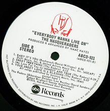 Load image into Gallery viewer, The Masqueraders : Everybody Wanna Live On (LP, Album)