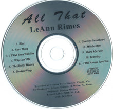 Load image into Gallery viewer, LeAnn Rimes : All That (CD, Album)
