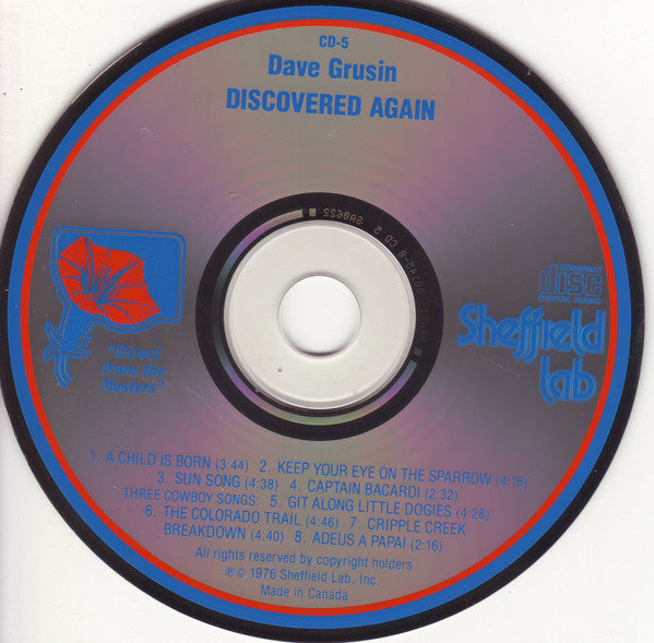 Buy Dave Grusin : Discovered Again! (CD, Album, RE) Online for a