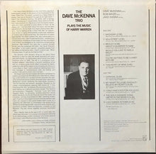 Load image into Gallery viewer, The Dave McKenna Trio : Plays The Music Of Harry Warren (LP, Album)