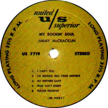 Load image into Gallery viewer, Jimmy McCracklin : My Rockin' Soul (LP, Album, RE)