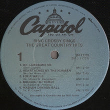 Load image into Gallery viewer, Bing Crosby : Sings The Great Country Hits (LP, Album, RE)