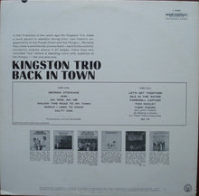 Laden Sie das Bild in den Galerie-Viewer, The Kingston Trio* : Back In Town (LP, Album, Mono)