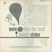 Load image into Gallery viewer, Dakota Staton : More Than The Most (LP, Mono)
