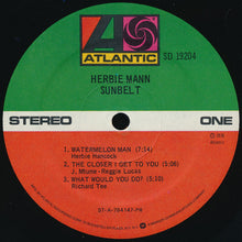 Load image into Gallery viewer, Herbie Mann : Sunbelt (LP, Album, PR )