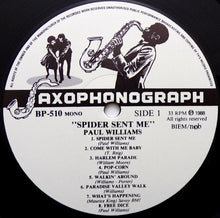 Laden Sie das Bild in den Galerie-Viewer, Paul Williams And His Hucklebuckers* : Spider Sent Me (LP, Comp, Mono)