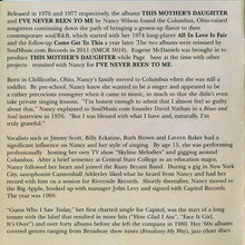 Laden Sie das Bild in den Galerie-Viewer, Nancy Wilson : This Mother's Daughter / I've Never Been To Me (CD, Comp)