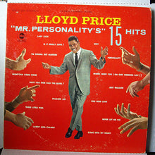 Load image into Gallery viewer, Lloyd Price : "Mr Personality's" 15 Big Hits (LP, Comp, RE)