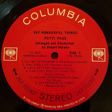 Load image into Gallery viewer, Patti Page : Say Wonderful Things (LP, Album)