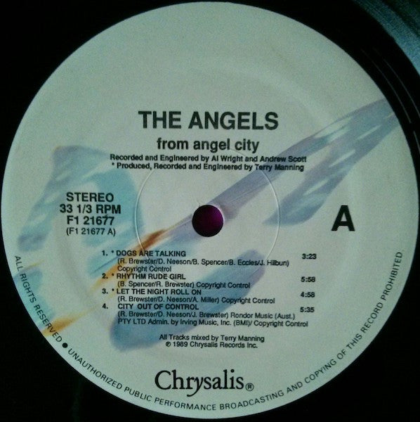 The Angels, Angel City - The Angels -  Music
