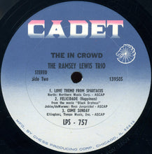 Laden Sie das Bild in den Galerie-Viewer, The Ramsey Lewis Trio : The In Crowd (LP, Album)