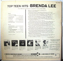 Load image into Gallery viewer, Brenda Lee : Brenda Lee Sings Top Teen Hits (LP, Mono, Glo)