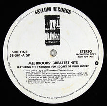 Load image into Gallery viewer, John Morris : High Anxiety - Original Soundtrack / Mel Brooks' Greatest Hits Featuring The Fabulous Film Scores Of John Morris (LP, Album, Comp, Promo, Gat)