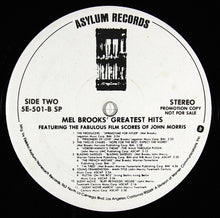 Load image into Gallery viewer, John Morris : High Anxiety - Original Soundtrack / Mel Brooks' Greatest Hits Featuring The Fabulous Film Scores Of John Morris (LP, Album, Comp, Promo, Gat)