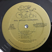 Load image into Gallery viewer, Phil Woods : I Remember... (LP, Album, Gat)