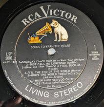 Load image into Gallery viewer, Jim Reeves : Songs To Warm The Heart (LP, Album, Ind)