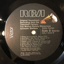 Charger l'image dans la galerie, Various : Rhinestone - Original Soundtrack Recording From The Twentieth Century Fox Motion Picture (LP)
