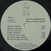 Load image into Gallery viewer, Johnny Heartsman : Music Of My Heart (LP, Album)