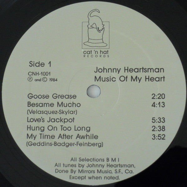 Buy Johnny Heartsman : Music Of My Heart (LP, Album) Online for a
