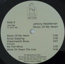 Load image into Gallery viewer, Johnny Heartsman : Music Of My Heart (LP, Album)