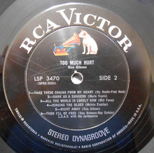 Load image into Gallery viewer, Don Gibson : Too Much Hurt (LP, Album)