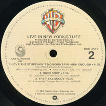 Load image into Gallery viewer, Stuff (2) : Live In New York (LP, Album, Los)
